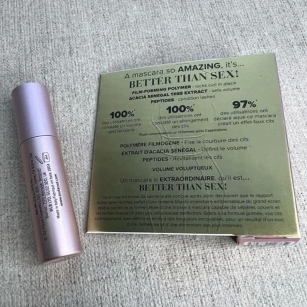 ❤️3 for $25❤️ TOO FACED Better Than Sex Volumizing Mascara mini - Picture 2 of 2
